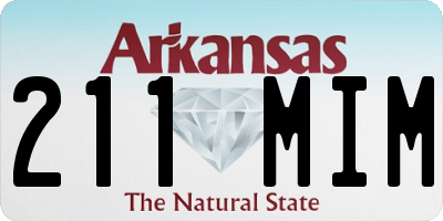 AR license plate 211MIM