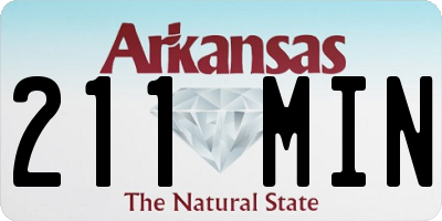 AR license plate 211MIN