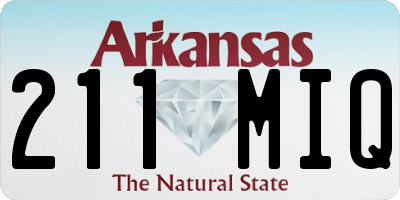 AR license plate 211MIQ