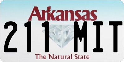 AR license plate 211MIT