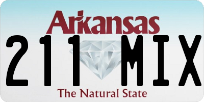 AR license plate 211MIX