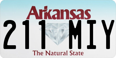 AR license plate 211MIY