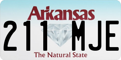 AR license plate 211MJE