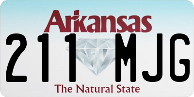 AR license plate 211MJG