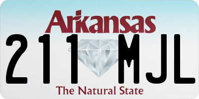 AR license plate 211MJL