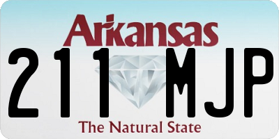 AR license plate 211MJP