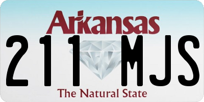AR license plate 211MJS