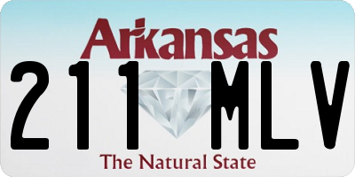 AR license plate 211MLV
