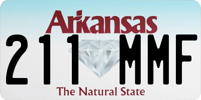 AR license plate 211MMF