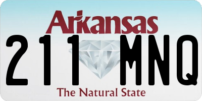 AR license plate 211MNQ