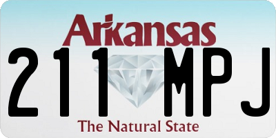 AR license plate 211MPJ