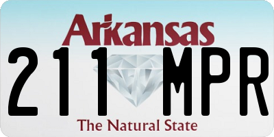 AR license plate 211MPR
