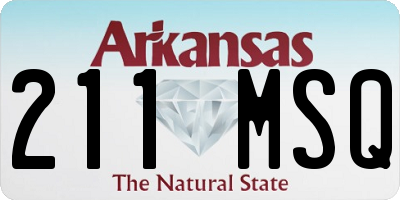 AR license plate 211MSQ