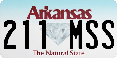 AR license plate 211MSS