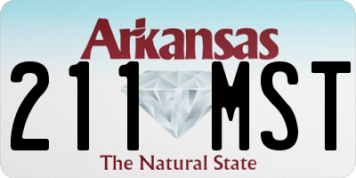 AR license plate 211MST