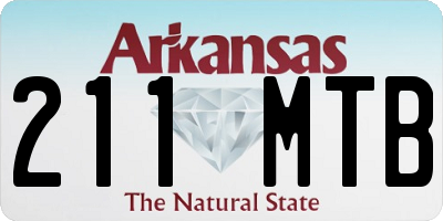AR license plate 211MTB