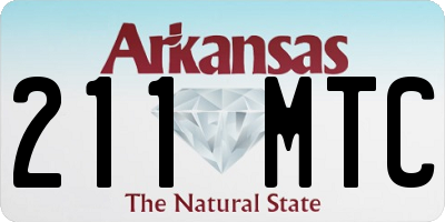 AR license plate 211MTC