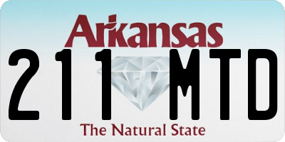 AR license plate 211MTD