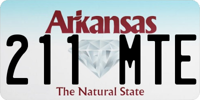 AR license plate 211MTE