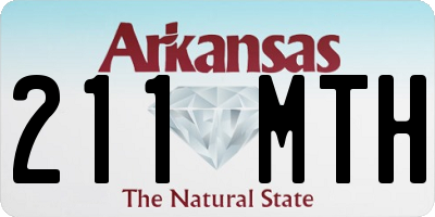 AR license plate 211MTH