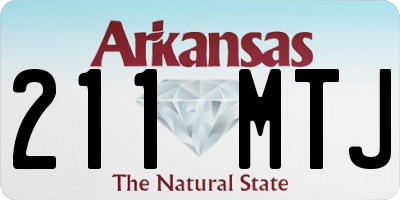 AR license plate 211MTJ