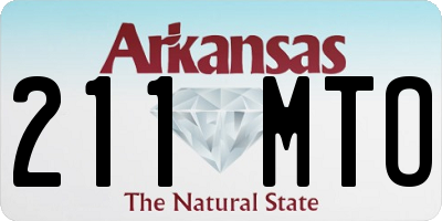 AR license plate 211MTO