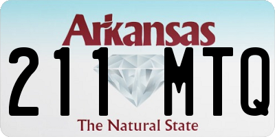 AR license plate 211MTQ