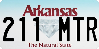 AR license plate 211MTR