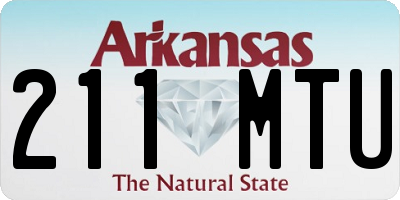 AR license plate 211MTU