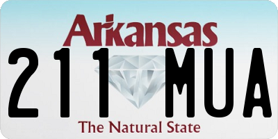 AR license plate 211MUA
