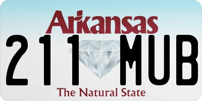 AR license plate 211MUB