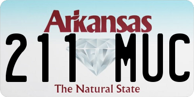 AR license plate 211MUC