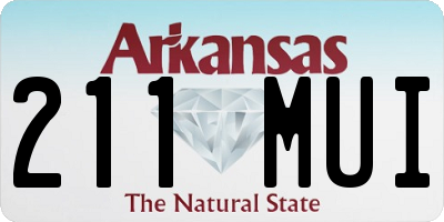 AR license plate 211MUI