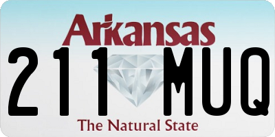 AR license plate 211MUQ