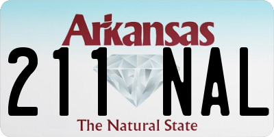 AR license plate 211NAL