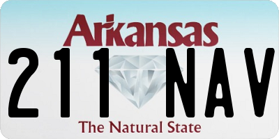 AR license plate 211NAV