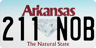 AR license plate 211NOB