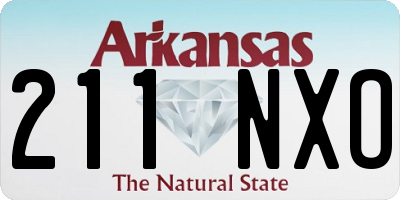 AR license plate 211NXO