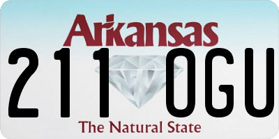 AR license plate 211OGU
