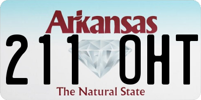 AR license plate 211OHT
