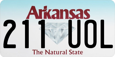 AR license plate 211UOL