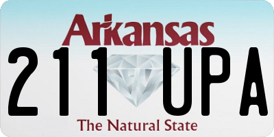 AR license plate 211UPA