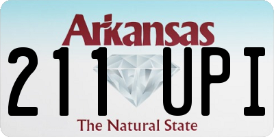 AR license plate 211UPI