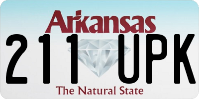 AR license plate 211UPK