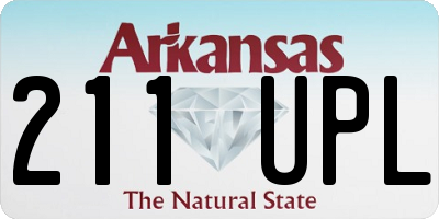 AR license plate 211UPL