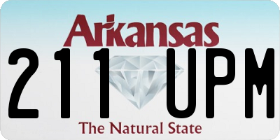 AR license plate 211UPM