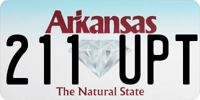 AR license plate 211UPT