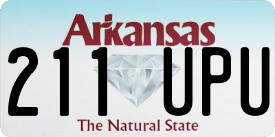 AR license plate 211UPU
