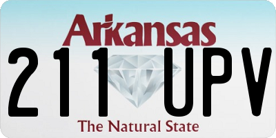 AR license plate 211UPV