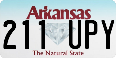 AR license plate 211UPY